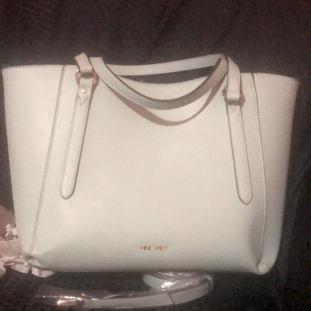 NWT NINE WEST TOTE WITH CROSSBODY STRAP